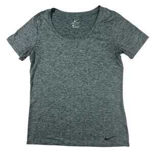 Nike Dri-Fit T-Shirt Women's Small Heather Blue Green